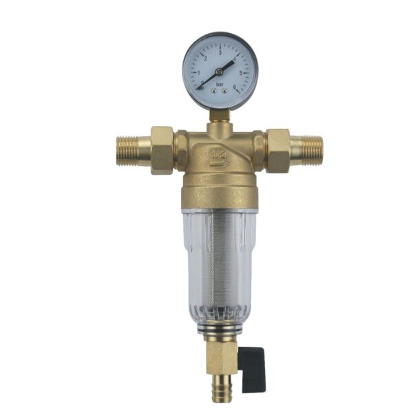 GYP2 Фильтр самопромывной с манометром 3/4