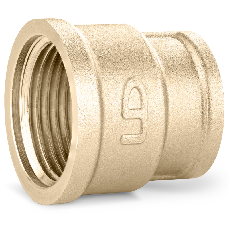 Муфта переходная DN40х32 (1 1/2"ВР х1 1/4"ВР) латунь LD