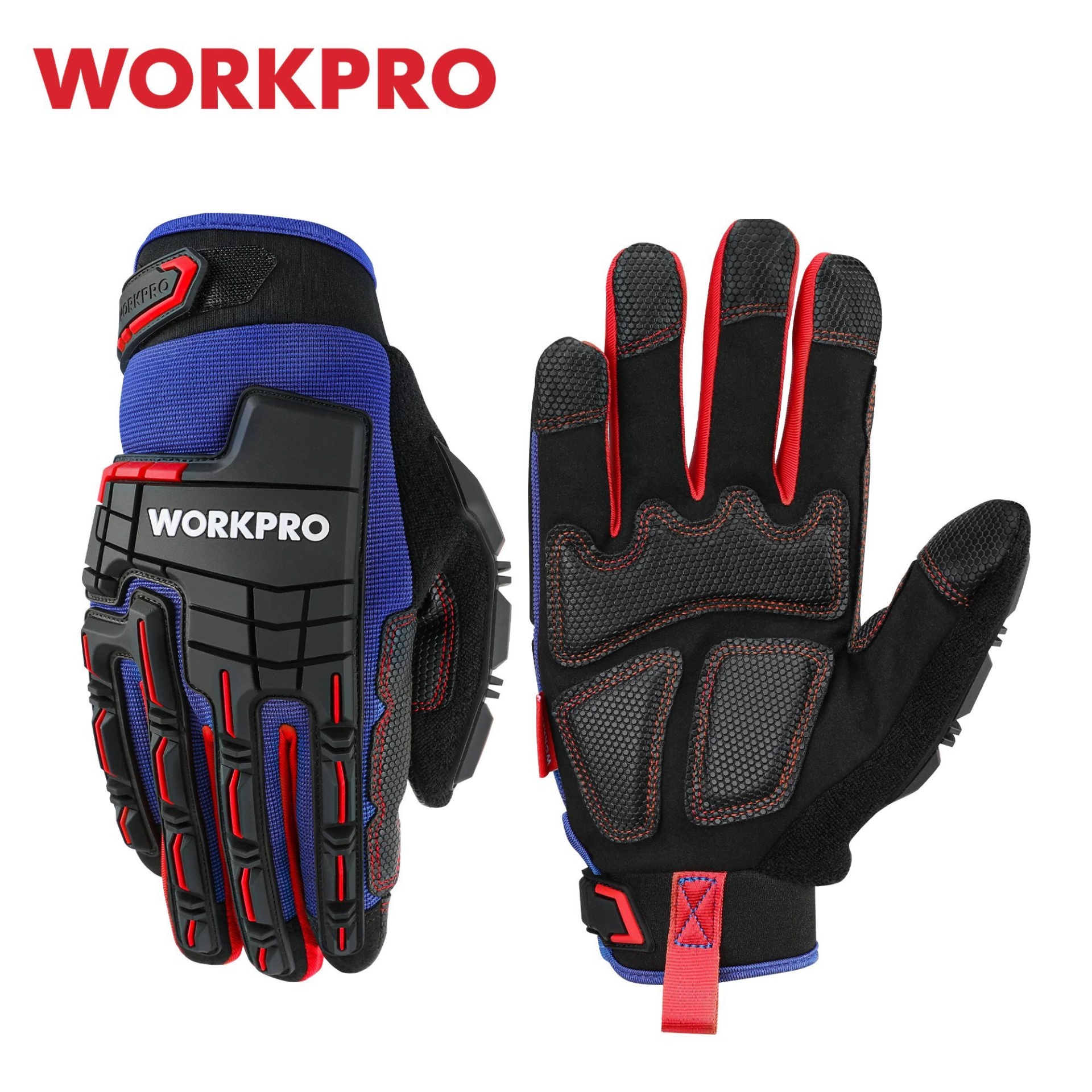 Перчатки рабочие c защитой от ударов WORKPRO Anti Impact Work - XL WP371005