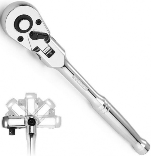 Трещотка 1/2  удлинённая с поворотной головкой WORKPRO WP271029