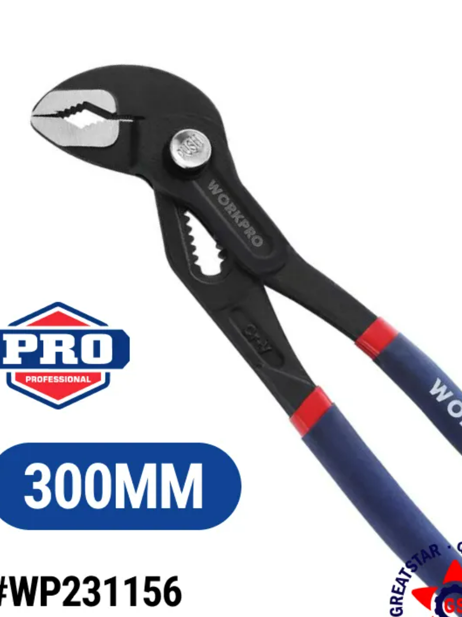 Клещи переставные с фиксатором 300 мм  WORKPRO WP231156