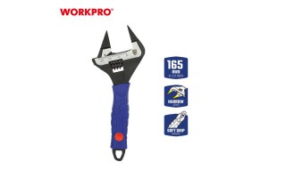 Ключ разводной CR-V 165мм (с тонкими губками)  WORKPRO WP272081