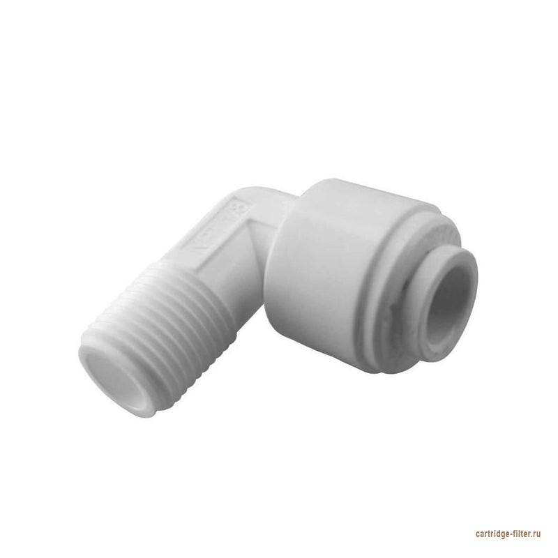 Уголок 1/4 нар.р. х 1/4 под шланг