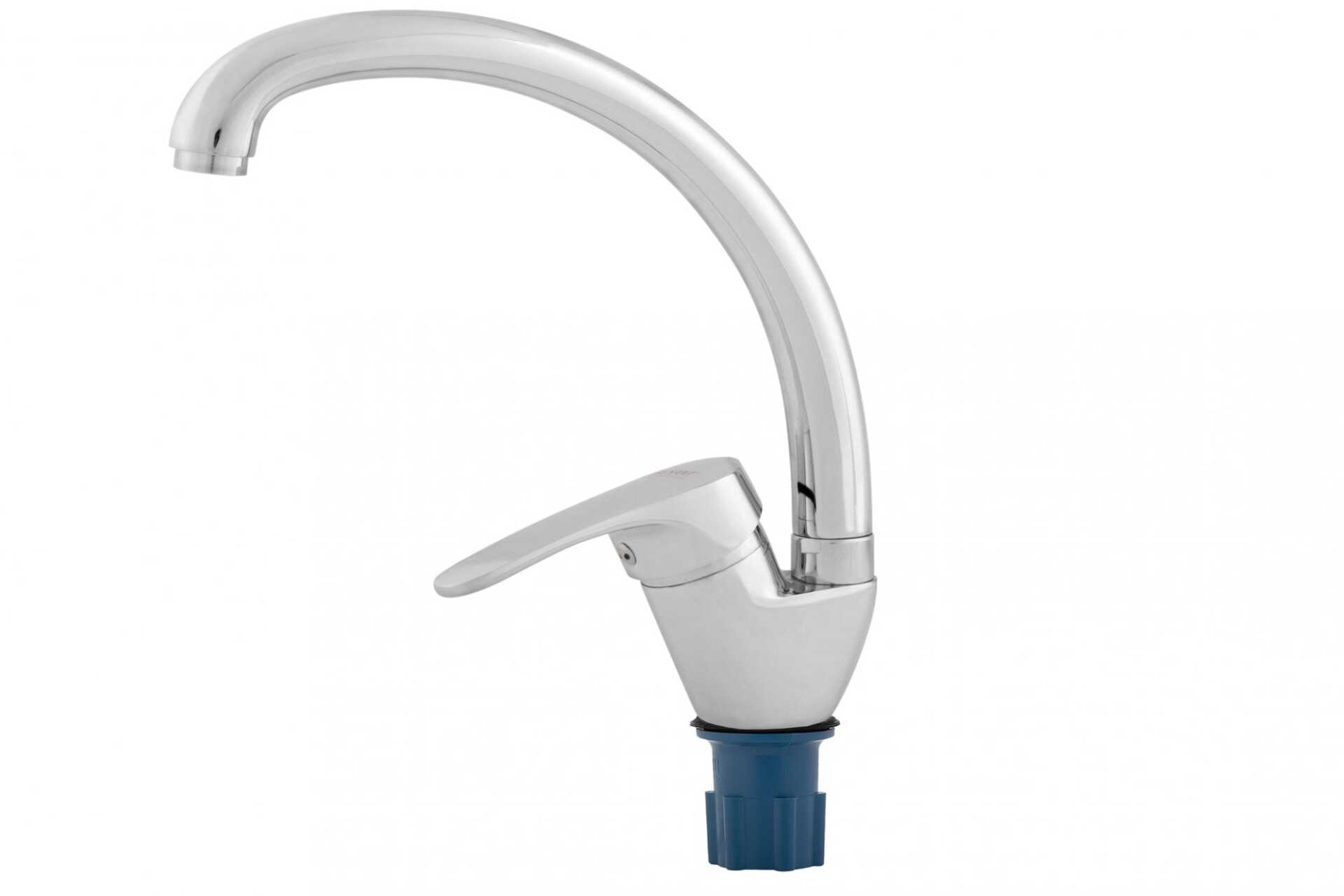 Смеситель кухня,латунь,хром,картридж D40,гайка 46-65