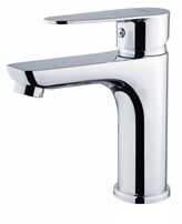 Смеситель умывальник,хром,латунь,картридж D35, LUX