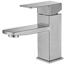 Смеситель умывальник,нержавеющая сталь,картридж D35,гайка 38001-0