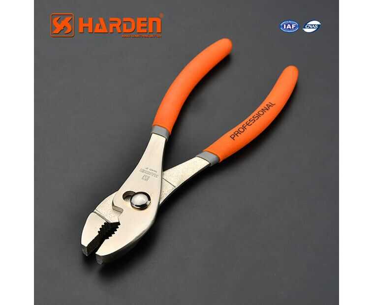 560401 Клещи переставные прямые, CRV,  200 мм.// HARDEN